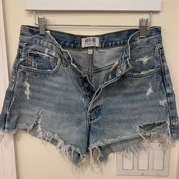 Agolde parker vintage cutoff short in swapmeet - Picture 2 of 7